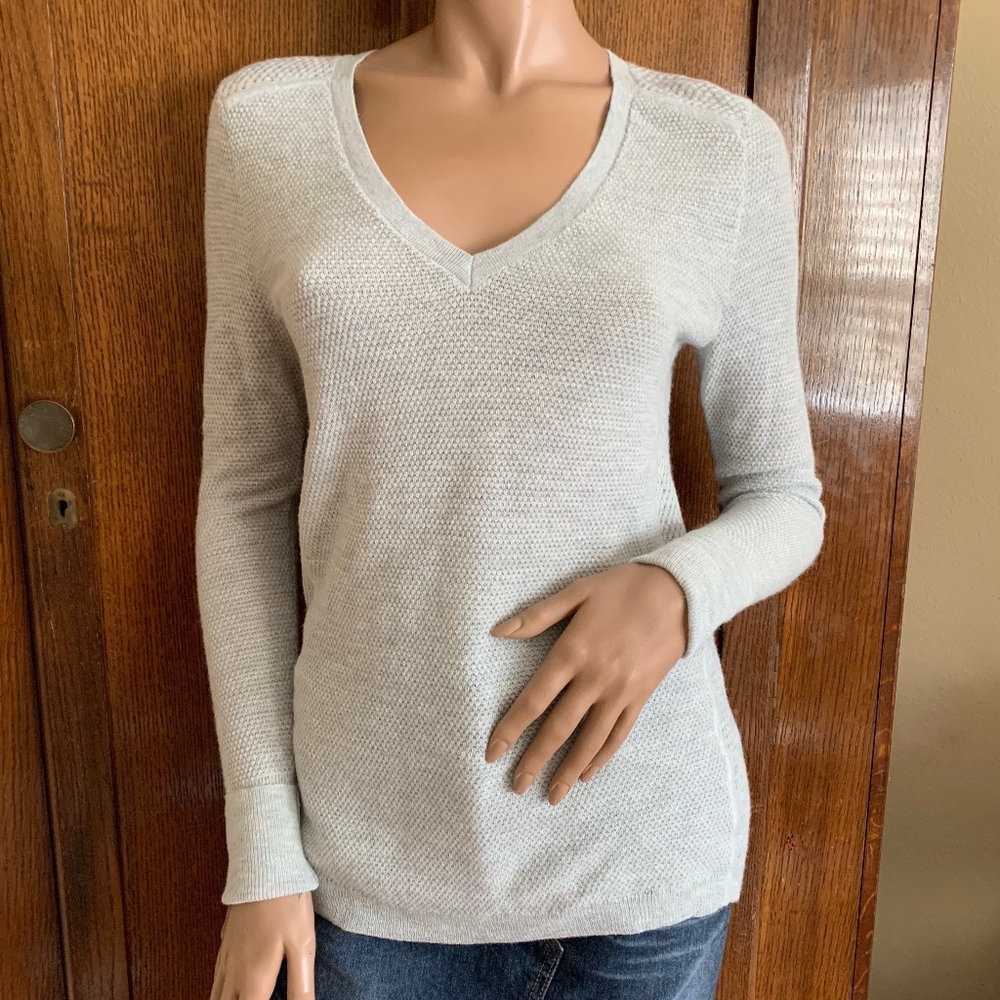 Banana Republic Merino Wool Grey Sweater